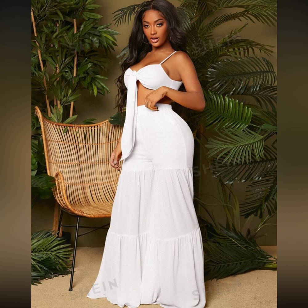 Two piece white set - Picture 4 of 5